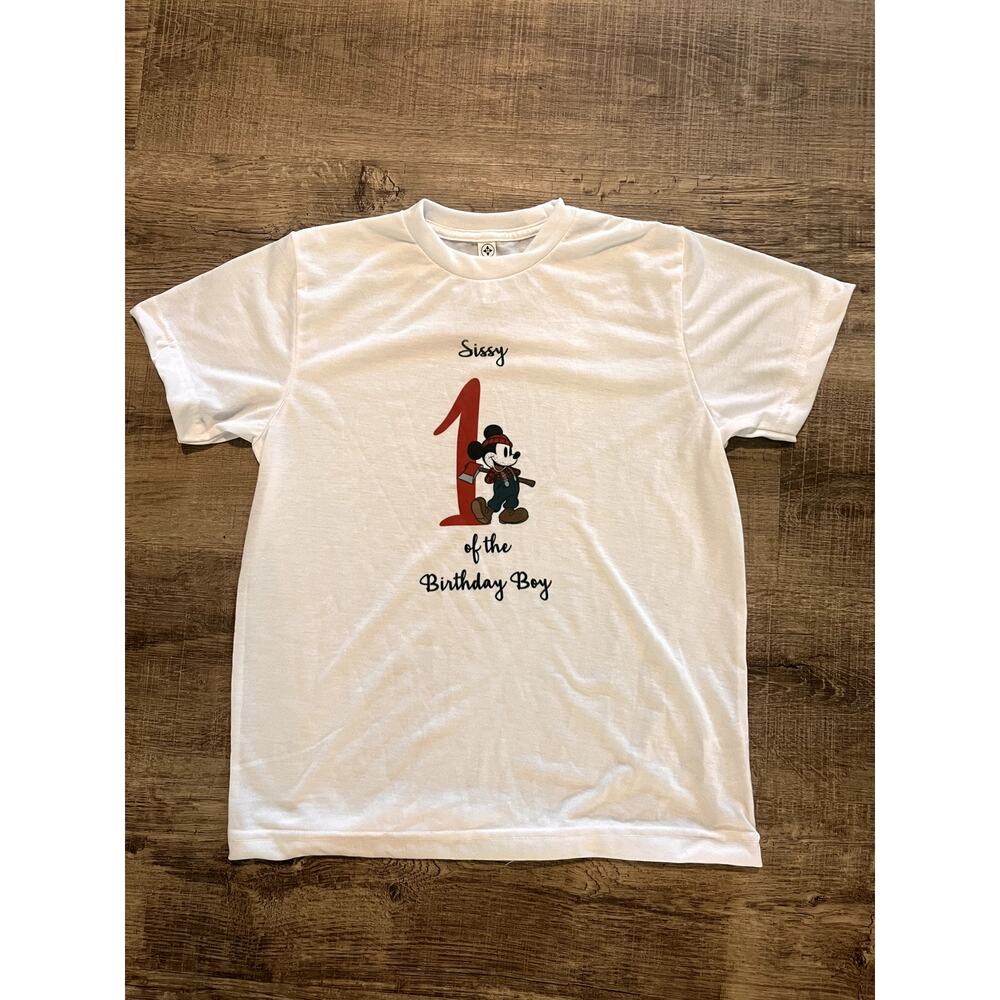 Birthday Mickey Shirt Sister Youth Medium